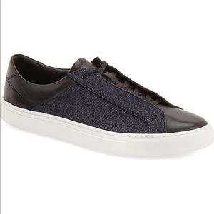 New Uri Minkoff Men’s Covent Denim Sneaker 8M Shoe